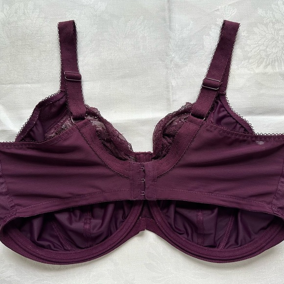 Elomi Deep Purple Lace Bra - Picture 7 of 8